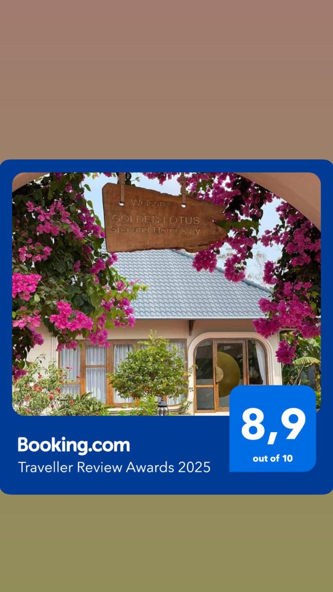 Golden Lotus Spa & Homestay Ap Thien Phuoc المظهر الخارجي الصورة